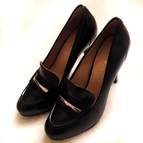 Nine West Shoes - 5/$25 Nine West leather loafer heels